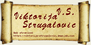 Viktorija Strugalović vizit kartica